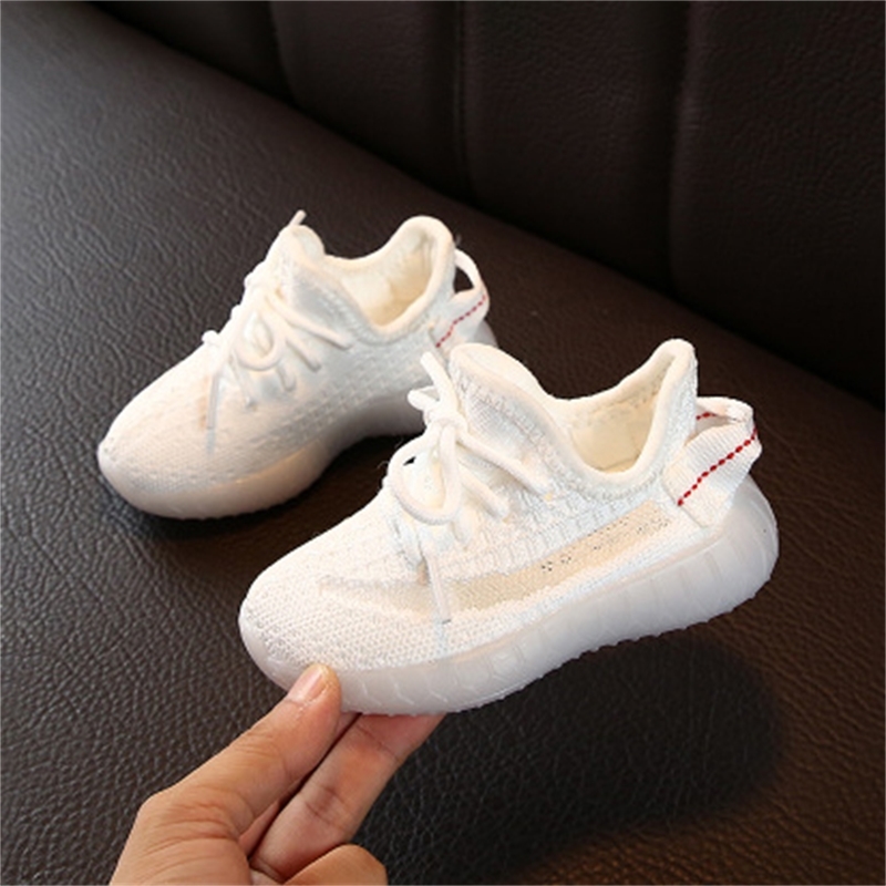

Kids Designer Sneakers Hiphop Brand Kanye West Shoes for Boys Girls Teens Active Breathable Running Shoes Eur 22-31 for Kids, Aspics
