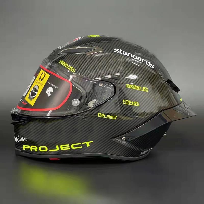 

Motorcycle Helmets Full Face Helmet Projet Motocross Racing Motobike Riding Casco De Motocicleta Four Season, Aurora blue visor