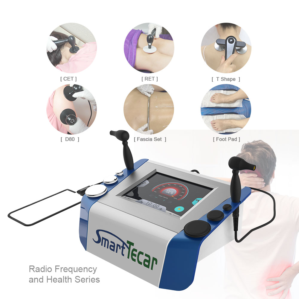 Clinics and Sport Use Tecar Therapy Diathermy Machine CET RET Monopolar RF Indiba For Sports Rehabilitator Body Pain Relief Physiotherapy Equipme-image-735028633