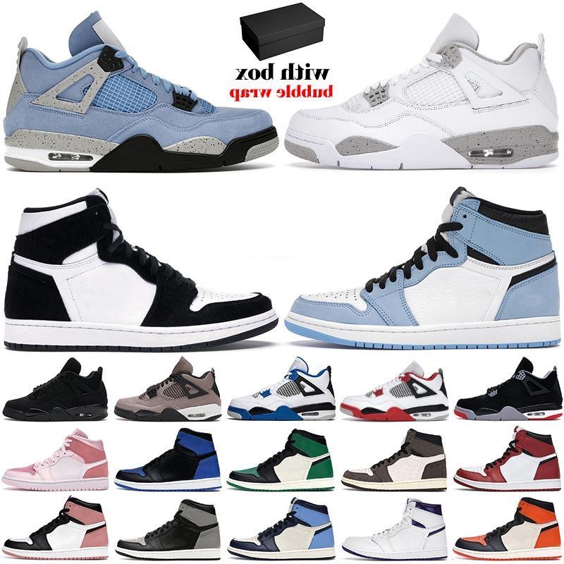 

Men Basketball Shoes 1s University sports Shadow Twist Bred mens Cool 4s White Blue women Cat UNC Royal Grey Hyper Oreo Black sneakers Kqmr