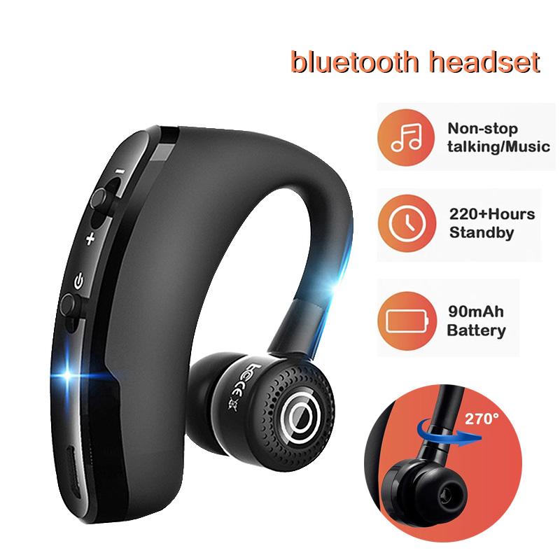 

Headphones & Earphones V9 Headset Hands-free Business Bluetooth With Microphone Wireless Driver Noise Reduction