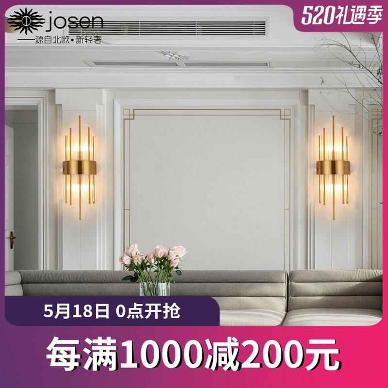 

Modern Crystal Wall Lamp Gold Sconce Lights AC110V 220V Fashion Luxury Lustre Living Room Bedroom Light Fixtures