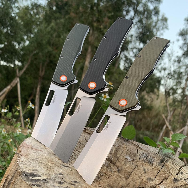 

Newst TUNAFIRE Ball bearings Foldiing Knife D2 Blade EDC /Outdoor/Camping /Hunting /Hiking/Knives