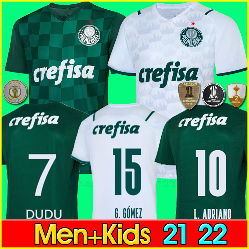 

21 22 camisas Palmeiras soccer jersey G.GOMEZ G.VERON .ADRIANO RAMIRES DUDU 2021 2022 Libertadores finals Copa do Brasil football shirtS, Black;yellow