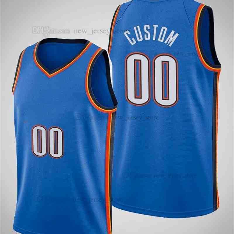 

Printed Custom DIY Design Basketball Jerseys Customization Team Uniforms Print Personalized Letters Name and Number Mens Women Kids Youth Oklahoma City005