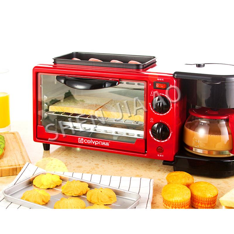 

Three-in-one Breakfast Machine Coffee Oven-baked One High-power Electric Skillets