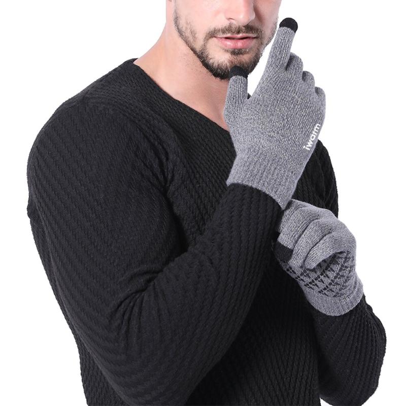 

Sports Gloves Winter Touch Screen Warm Windproof Waterproof Outdoor Hiking Skiing Mittens Unisex, Black