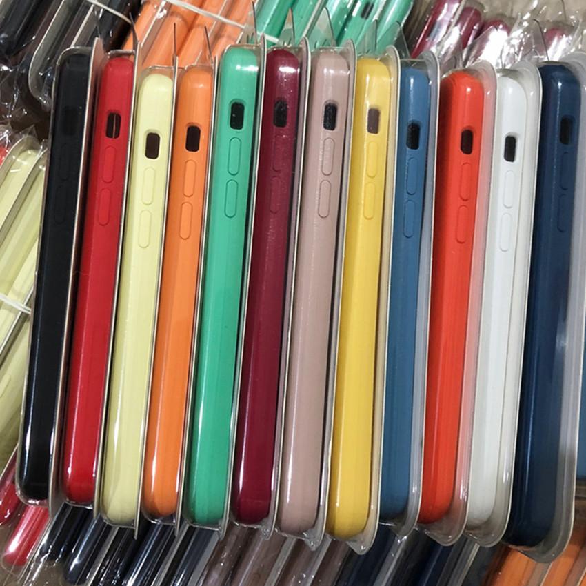 

Original oem quality Silicone Case For iPhone 11 Pro Max 7 8 Plus Phone Case For iphone XS X 6S Plus With Package, Mixed colors