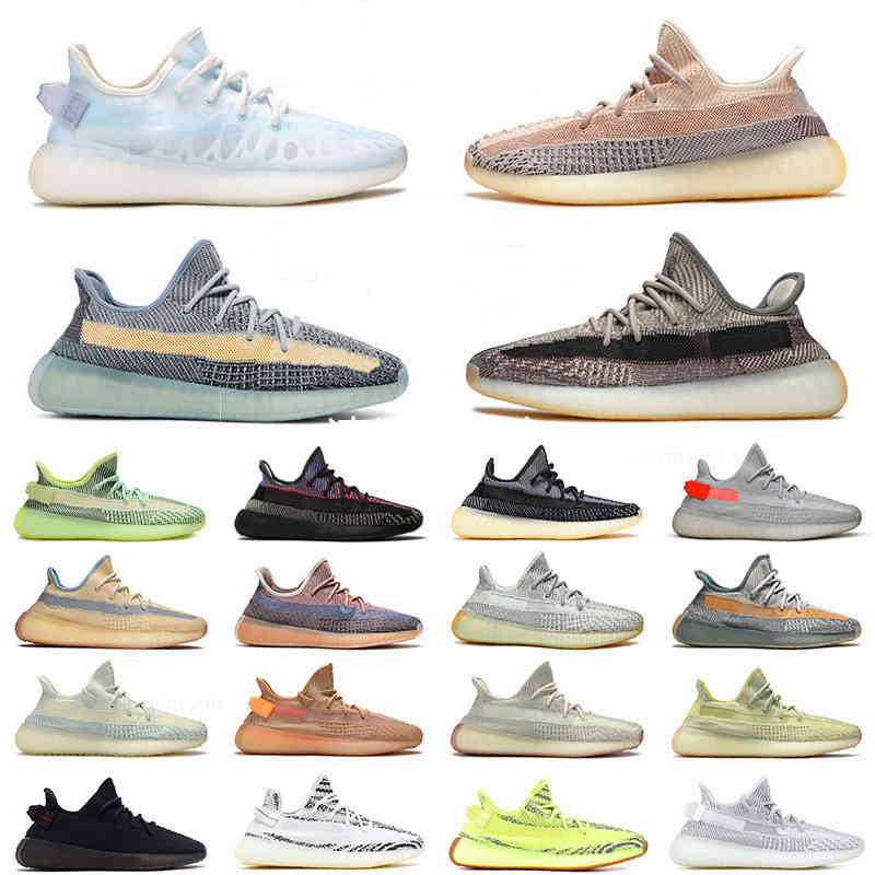 

Newest Yecheil Kanye Running Shoes West Mono Ice Black Reflective Cloud White Earth Synth Static Zebra Lundmark Yeshaya Desert Sage Trainer Sneakers