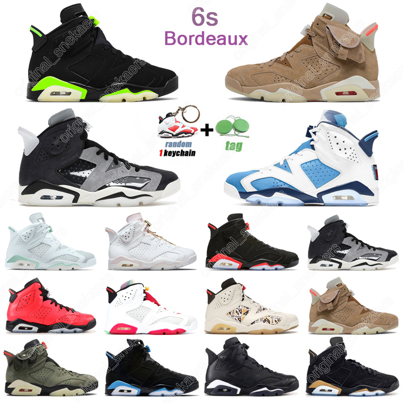 

7-13 Newest 6 Basketball Shoes Jumpman 6s Bordeaux Tifany Blue Gold Hoops Electric Green Black Infrared 2021 Carmine Mens Trainers Sports