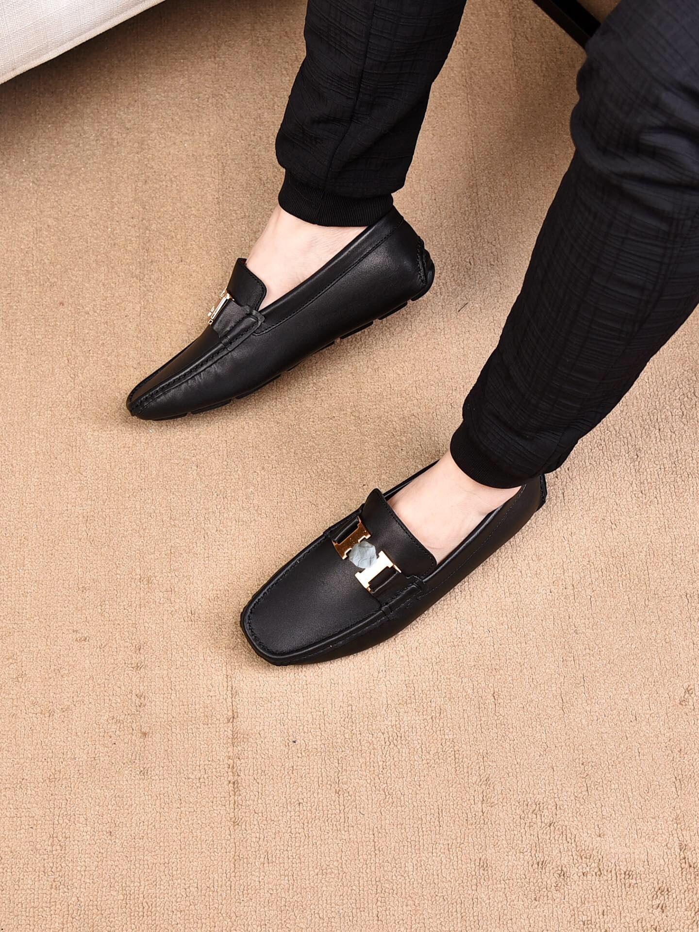 

CQ Loafers Man Slip On Flats Driving Designer Dress Shoe 2022 Canvas Leather Shoes Men Casual Luxury Brand Moccasins big size 46 11, #02