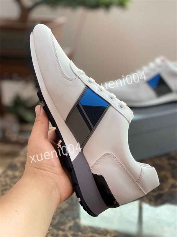 

2022 Highquality boots New Luxury designer Famous Casual Shoes For Net cloth Valentinoes breathable Leather Sneakers mens Sports 38-46, 03