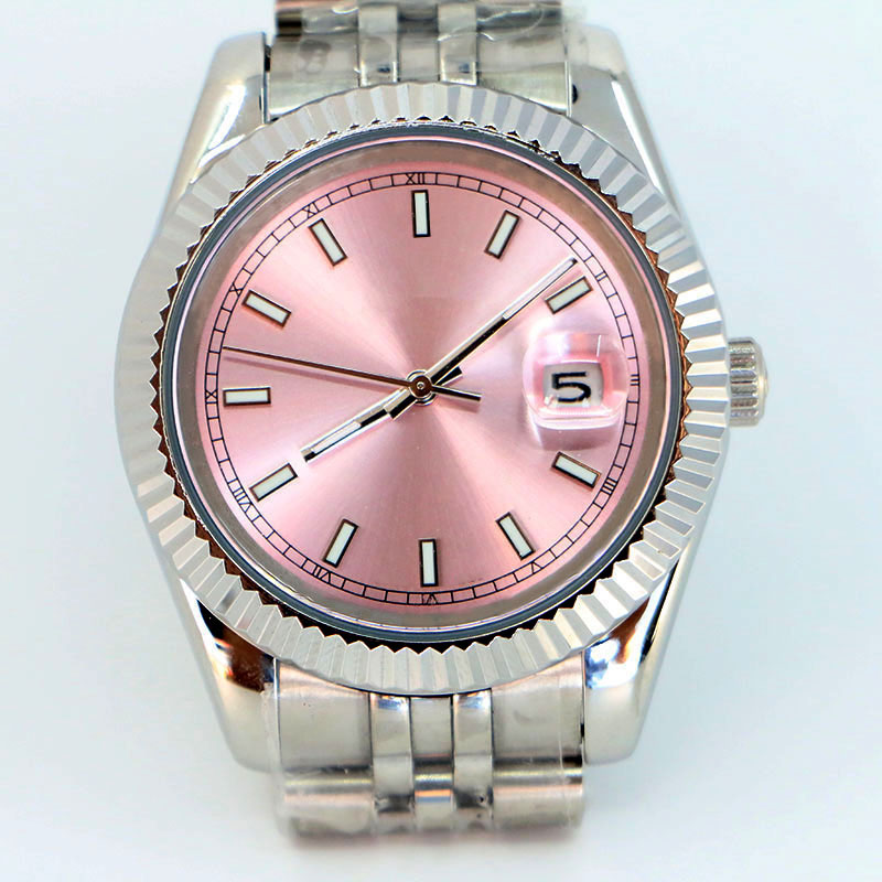 

U1 chronograph Luxury watches for women Automatic 2813 Mechanical Watch Men Magnifier 41mm stainless steel ring Sapphire President Male Wristwatches, Watch strap