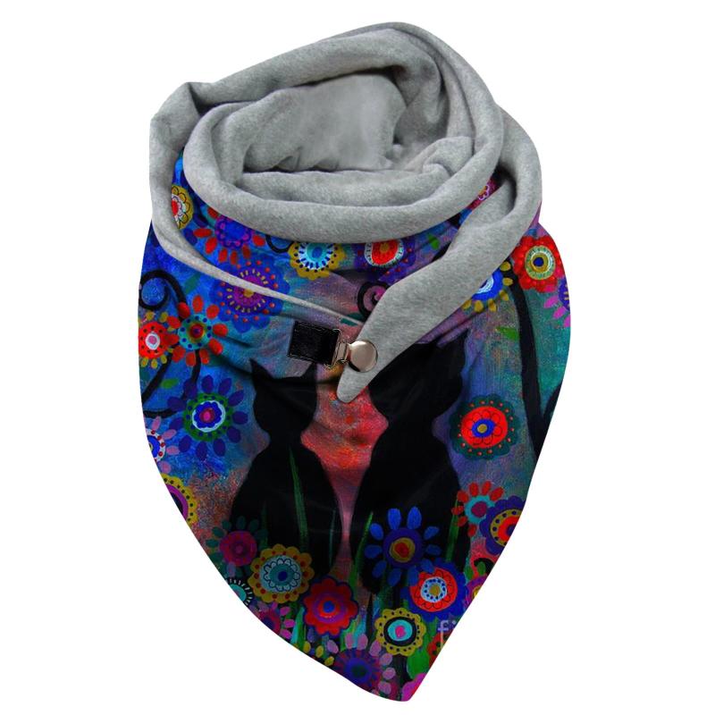 

Scarves Silk Scarf Square Women Shawls Winter Wraps Fashion Office Small Hair Neck Hijabs Animal Printing
