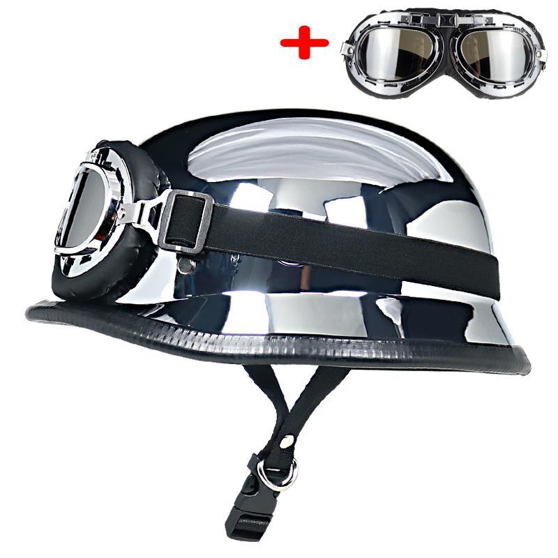

Motorcycle Helmets World War II German Style Helmet Capacetes Open Face Cascos Para Moto, B2