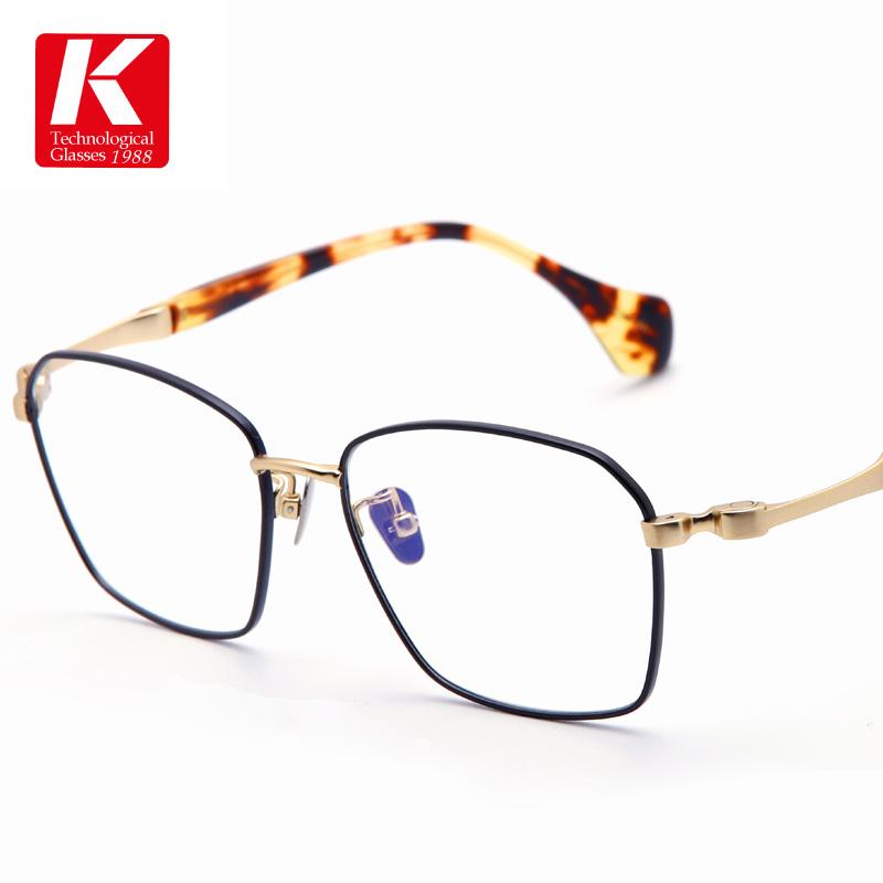 

Fashion Sunglasses Frames Pure Titanium Glasses Frame Men Full Optical Myopia Prescription Eyeglasses Women Handmade Acetate Business Eyewea