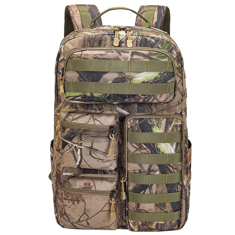 

Backpack Outdoor Camouflage Dead Leaf Tactical Hiking Men's Hunting Sunday Bag Large Capacity Waterproof