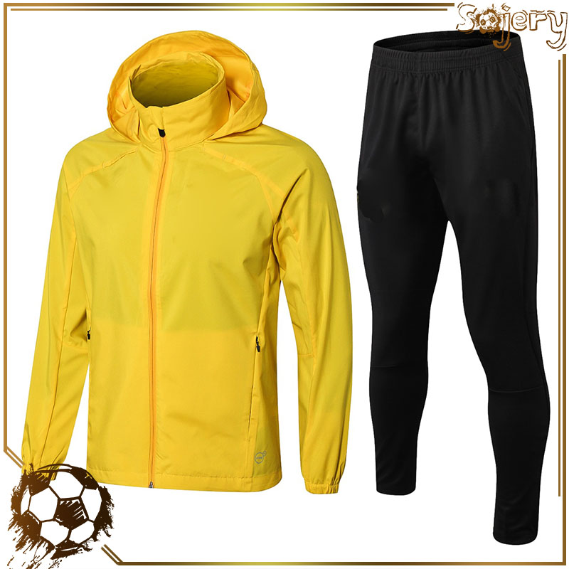 

Real Madrid Windbreaker tracksuit Soccer sets 2021 2022 Red White pink Training suit Men Thailand Player version, Black