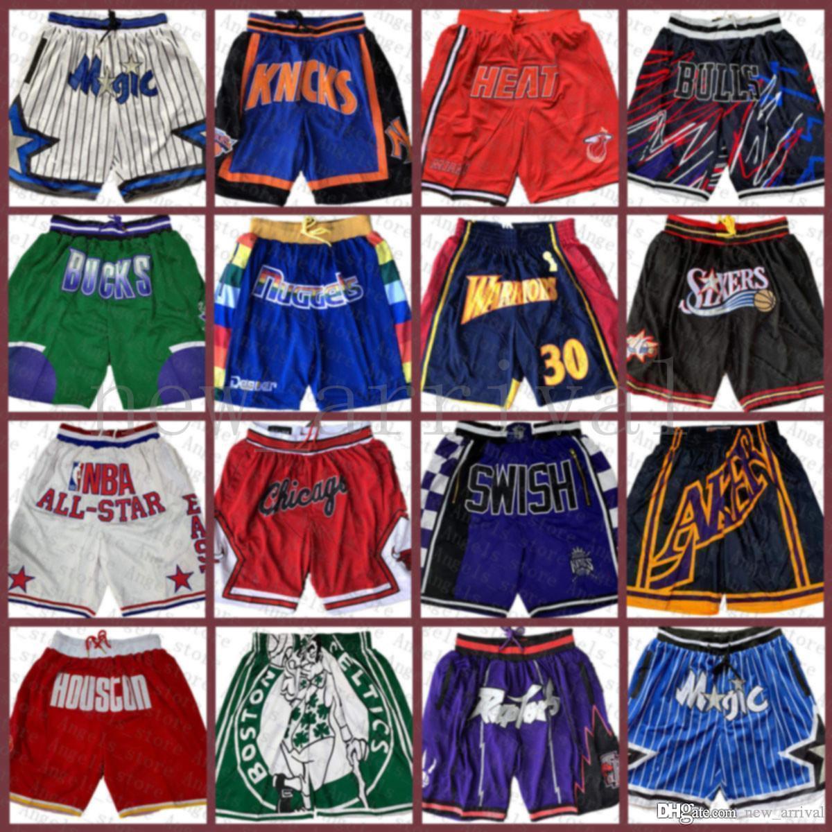 

Denver Nuggets Orlando Magic Toronto Raptors Atlanta Hawk Just Basketball Shorts DON Shorts Pueple Orange, Black;red