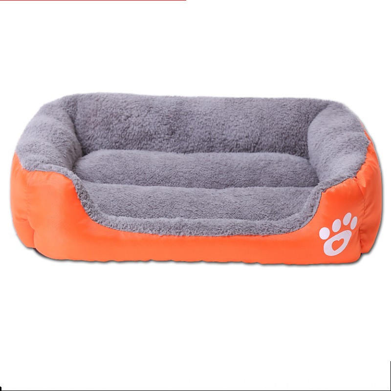 

Fleece Dog Bed Pattren Waterproof Bottom Pet Sofa Mat Warm Dog Beds For Large Dogs Dropshipping cama perro 408 S2, As show