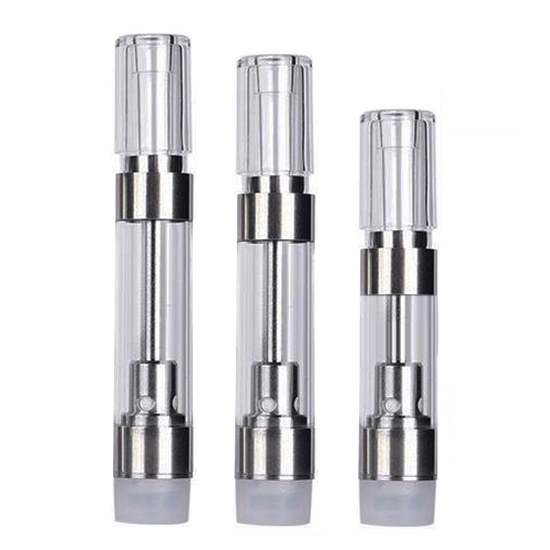 

By Sea Dank Vapes Dab Carts G5 Ceramic Coil Clear Atomizers 0.5ml 0.8ml 1.0ml Round Snap-on Tips Cartridges Disposable Vape Pen