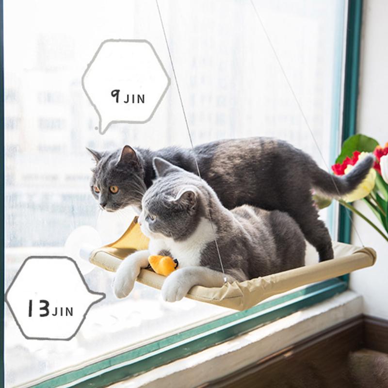 

Cat Hanging Seat Bed Window Sill Lounge Hammocks Sofa Nest Kitten Pet Supplies Detachable Wall Mounted Suction Cup Beds & Furniture