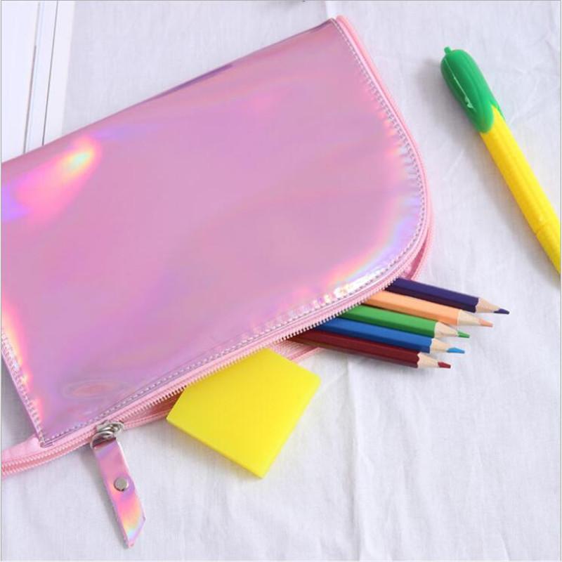 

Shiny Portable Cosmetic Bags Storage Bag Holographic Laser Purse Tassel Envelope Pouch Fashion Colorful Clutch Makeup & Cases