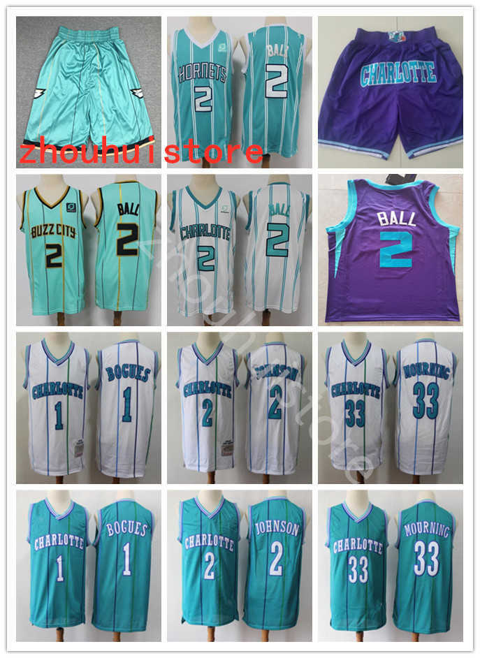 

2021 2022 Men CharlotteHornetsBasketball Jersey LaMelo 2 Ball Alonzo Mourning Tyrone Muggsy Bogues Larry Johnson RetroNbajerseys, Black