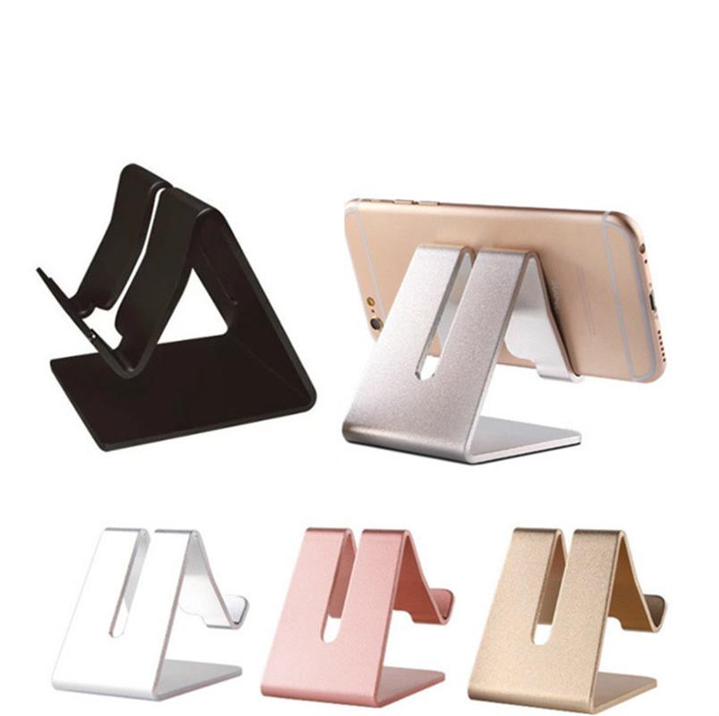 

Cell Phone Mounts & Holders Mobile Holder Stand Aluminum Alloy Metal Tablet Universal For X / 8/7/6/5 Plus I