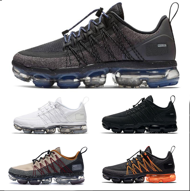 

UTILITY mens running shoes sports sneakers trainers 40-45 Chaussures Zapatos schuhe cushion Jogging Triple white Black Orange Desert Ore Reflective