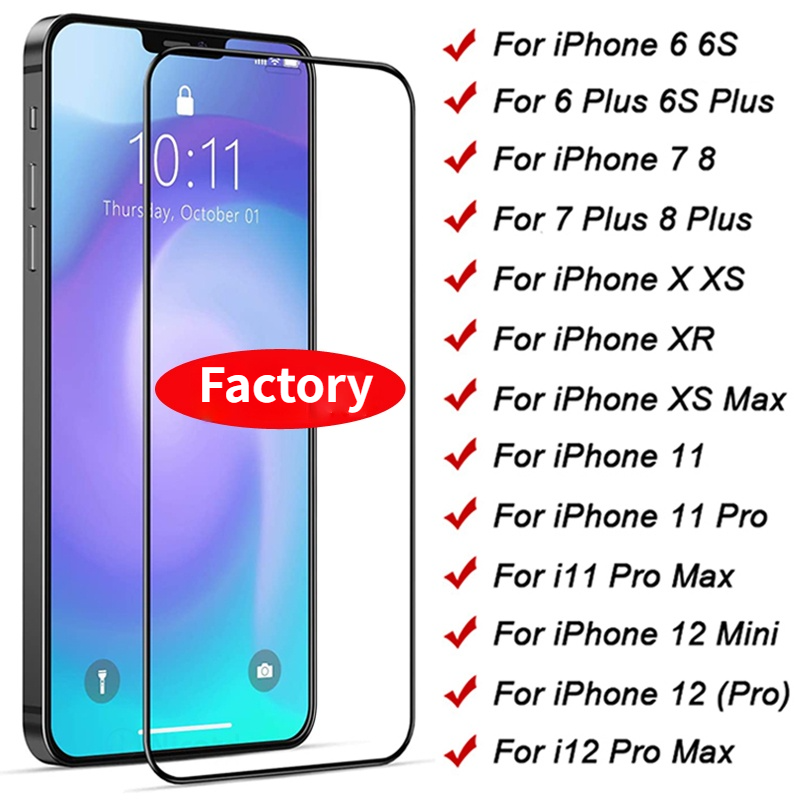 

Full Cover Tempered Glass Screen Protector Glass Film for IPhone 14 14promax 14plus 14pro 13 12 Pro Max 13PRO XR X XSMAX 11ProMax 7 8 Plus