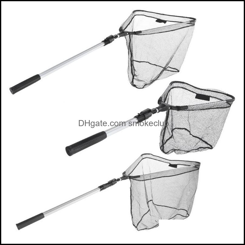

Fishing Sports & Outdoorsfishing Hand Net Aluminum Alloy Triangar Folding Portable Nanometer 150/230Cm Aessories Drop Delivery 2021 Giix4