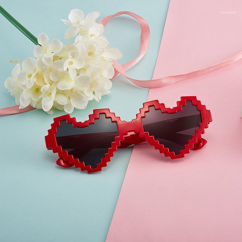 

Sunglasses Mosaic Heart-shaped Women Masquerade Glasses Pography Accessories1