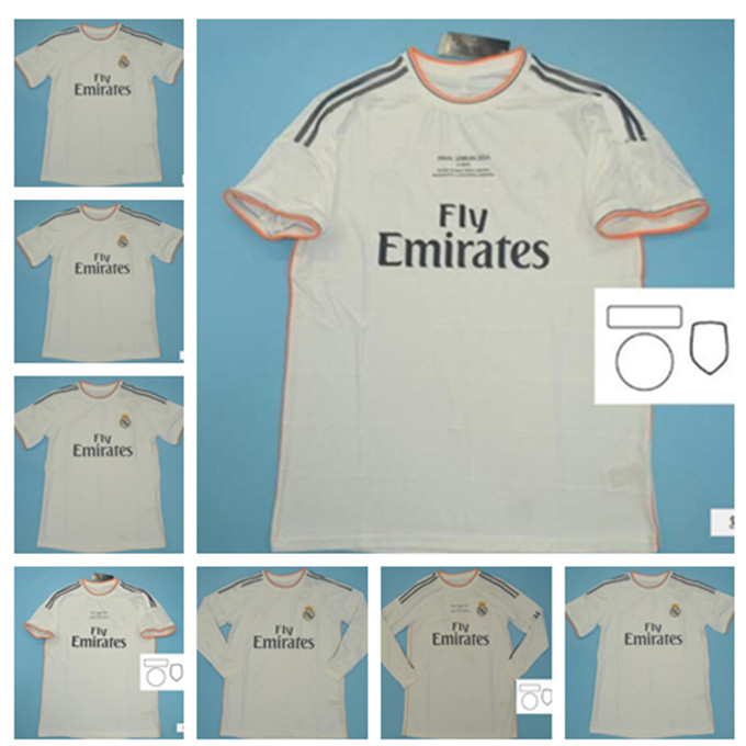 

Long sleeve Nostalgic and retro real madrid soccer jerseys FULL 2013 2014 RONALDO football shirts Vintage ISCO Maillot SERGIO RAMOS BENZEMA Camiseta, Red