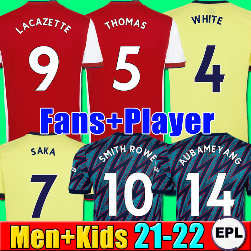 

Thailand Arsen soccer jersey Gunners 21 22 PEPE SAKA THOMAS WILLIAN NICOLAS TIERNEY 2021 2022 Men Kids kit sets uniform football shirt socks Fans Player version, P05 21 22 away