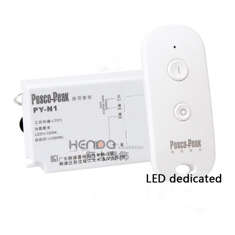 

Smart Home Control Mobile Wireless Remote Switch 220V Ceiling Lighting 1 Way