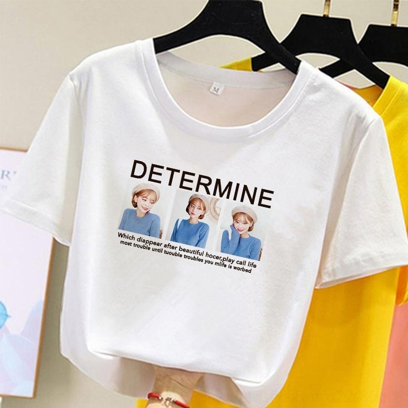 

ajp 2021 korean summerwomen's t-shirt coat student casual large en's short sleeve 2021 korean summercoat t-shirt student casual la, White