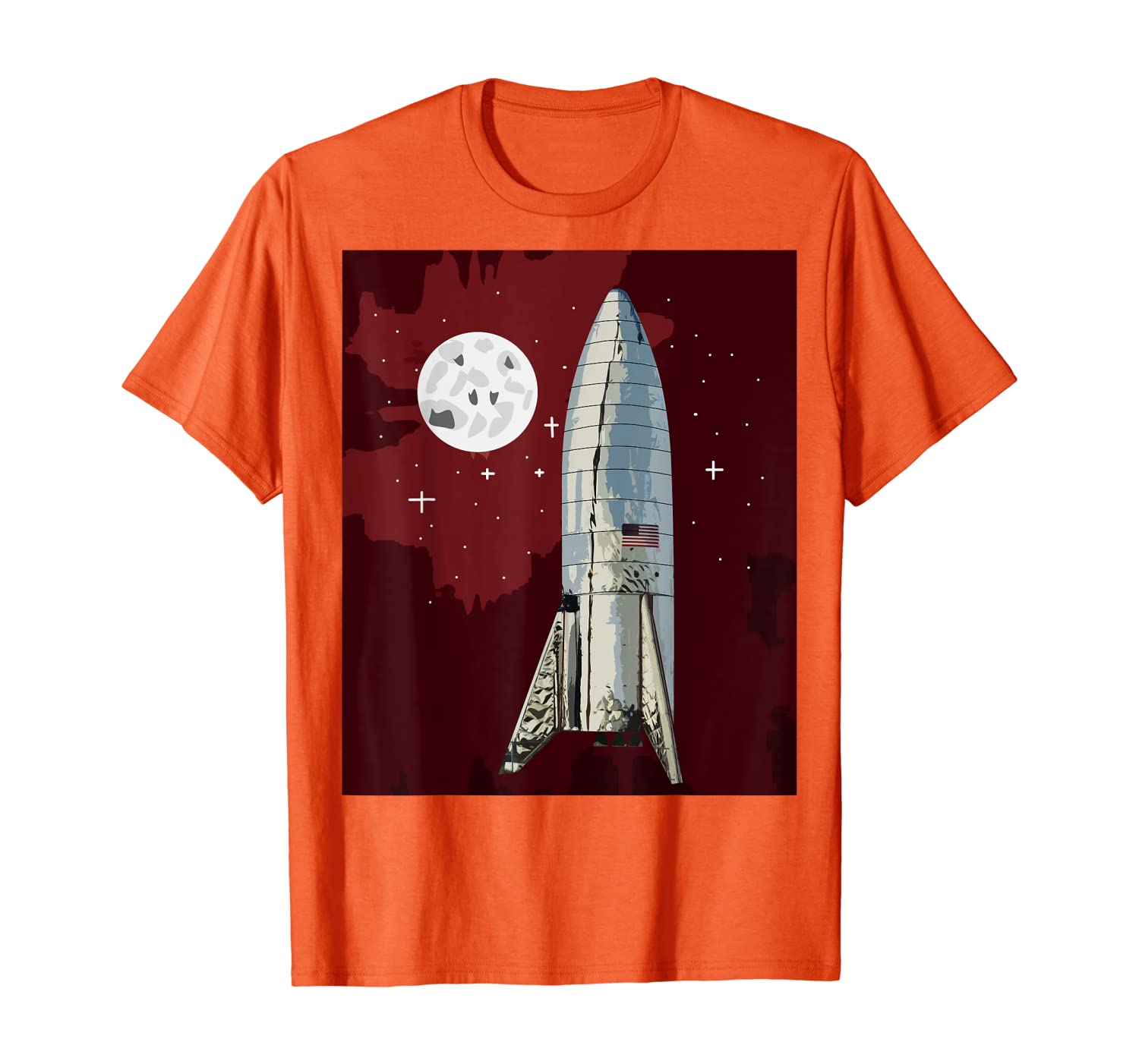 

Starhopper Starship Aka. BFR T-Shirt, White;black