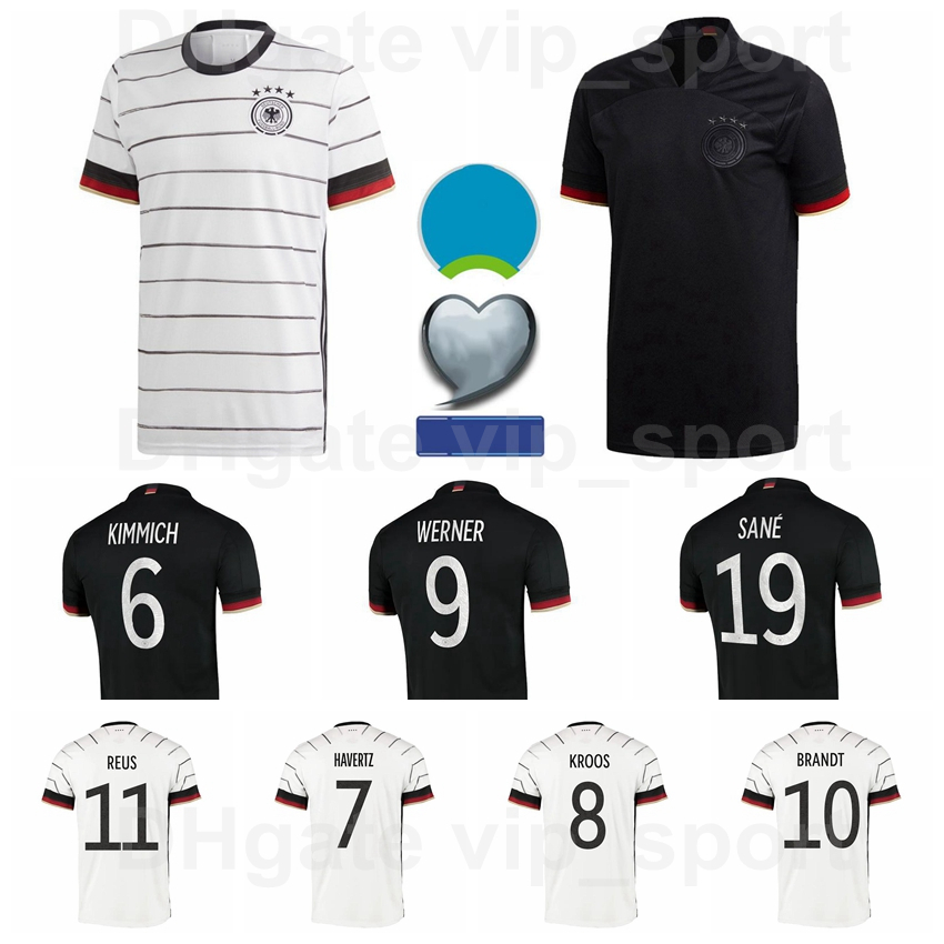 

Europe Cup National Team Germany Soccer Jerseys 11 WERNER 10 GNABRY 8 KROOS 18 GORETZKA 25 MULLER 20 GOSENS Football Shirt Kits Uniform 2022, Black;yellow