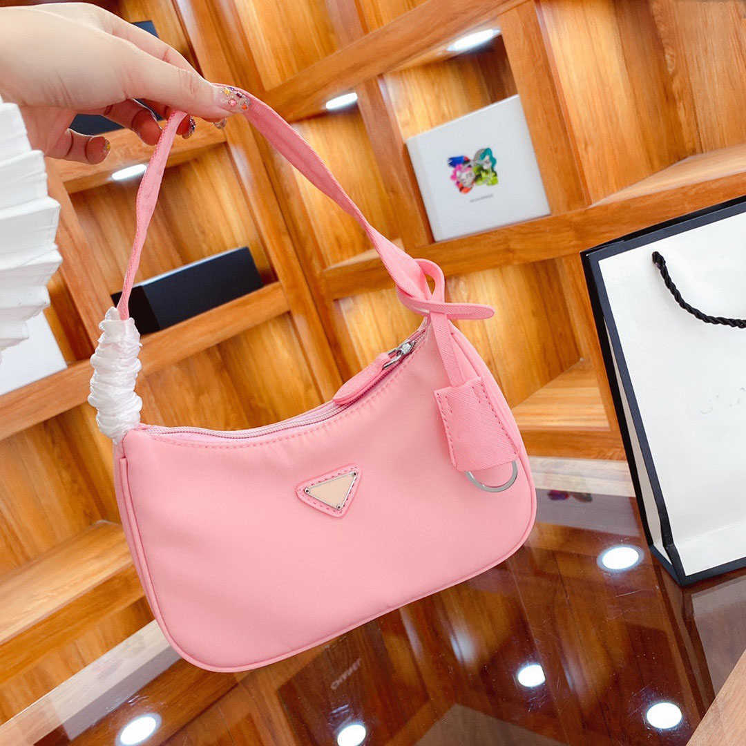 

Style Luxury High Designers Evening Sports Bags With Quality box Shoulder Bag For Women Waterproof Hobo Canvas Nylon Purse Tote Handbag Lady, Sky blue