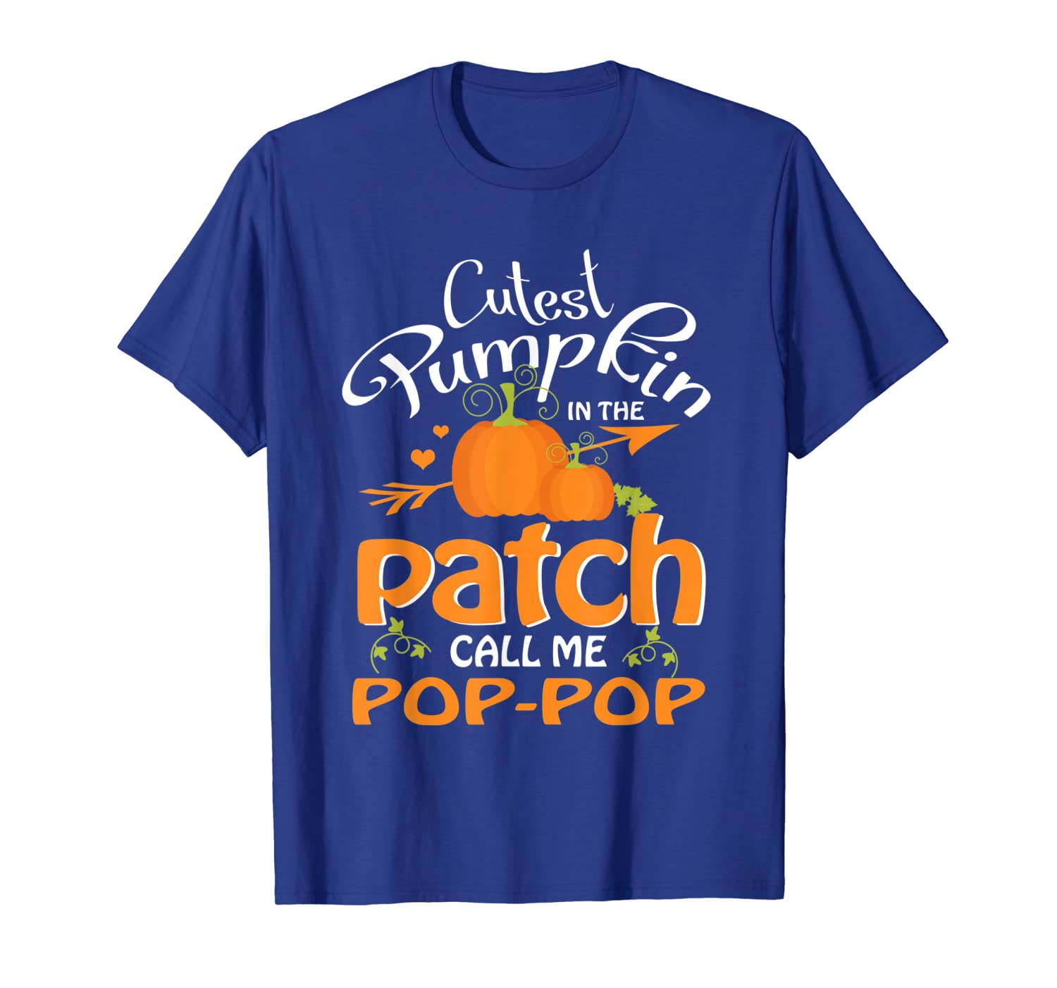 

cutest pumpkin in the patch call me pop-pop shirt, White;black