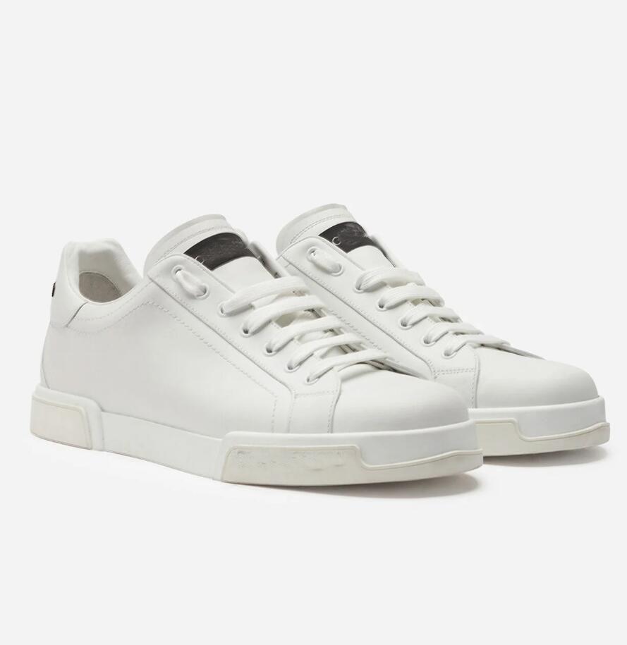 

21S Outdoor Sports Shoes !Boots! Perfect Calfskin nappa Portofino Sneakers White Leather Casual Walking Nice Famous Trainers EU38-45 With Box, Blue