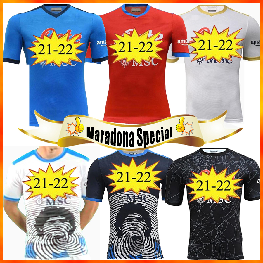 

21 22 Napoli Maradona Special Halloween Soccer Jerseys 2021 2022 Blue White Naples Football Shirt ZIELINSKI INSIGNE OSIMHEN FABIAN LOZANO ANGUISSA Home Away Fourth, 12
