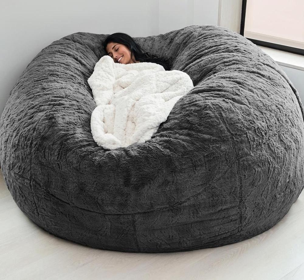

Lazy sofa artificial fur bean bag bean bag export bean sofa