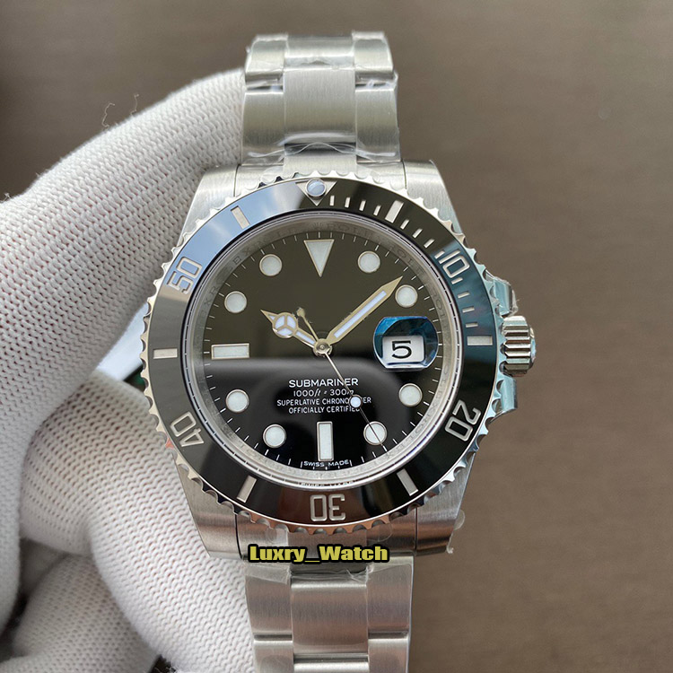 

Luxry Watch VSF 2021 Clean factory Ceramic Bezel Black Dial VS3135 Automatic 904L Steel Case SS Bracelet 116610 Best-version Mens Watches, Professional waterproof