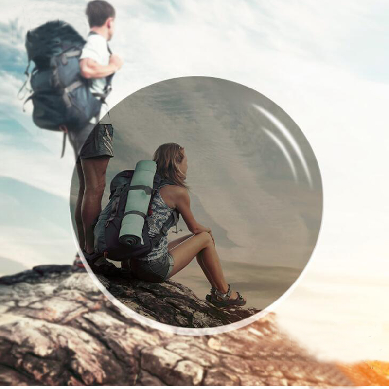 

Custom Photochromic MR8 Lens Fashion Aspherical Lens UV Protection Prescription Glasses Myopia Driving Lens