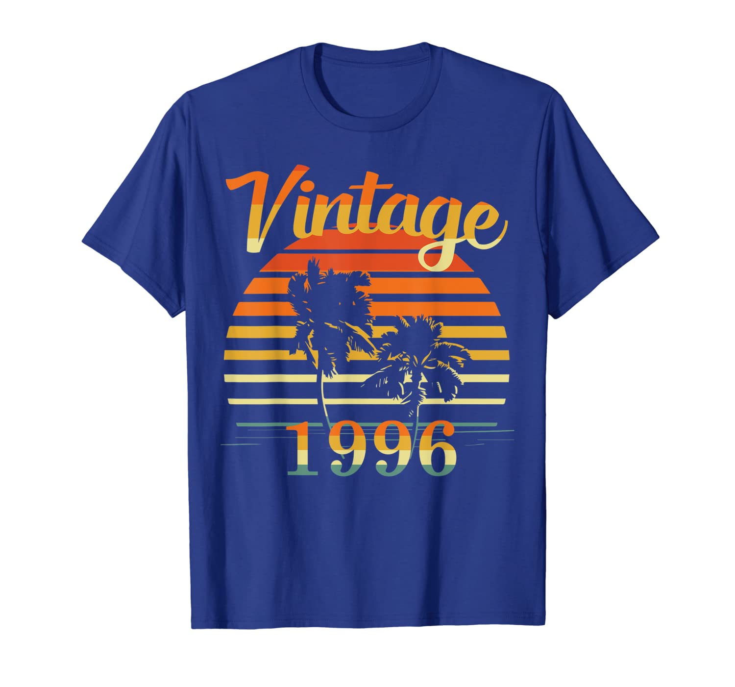 

23rd bday gift idea vintage sunset 1996 tshirt men women, White;black