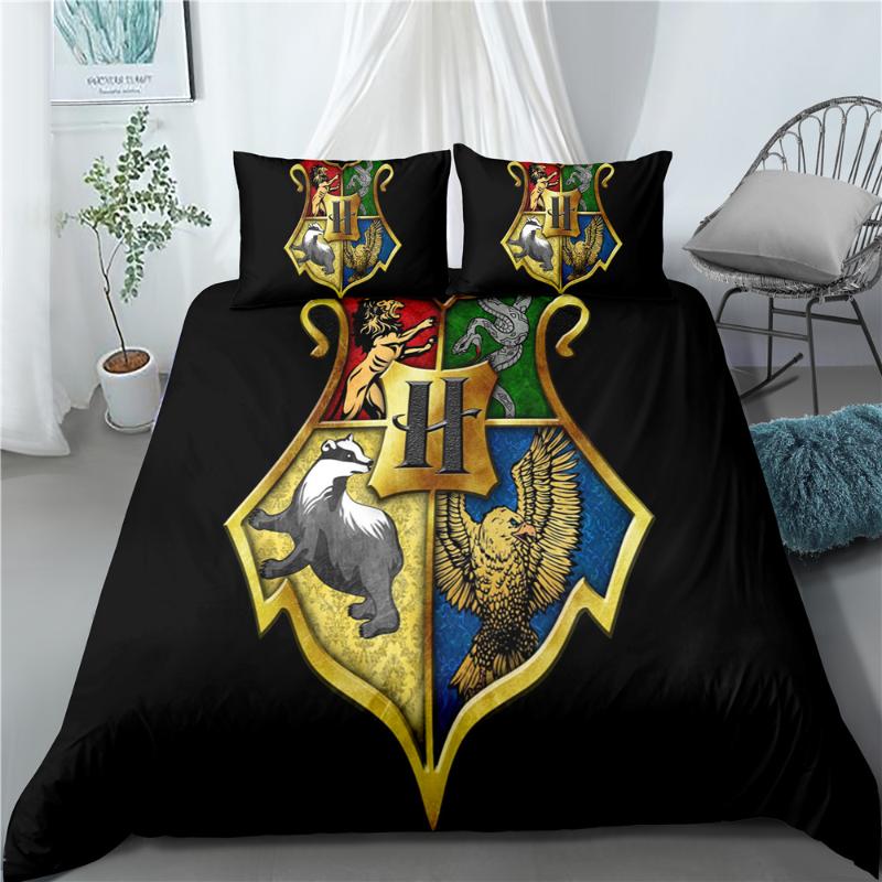 

Bedding Sets 2/3 Pieces The Film/Movie 3 Logo Set Piece Magic Literary Novel Soft Duvet Cover Kids Bed Quilt Anime