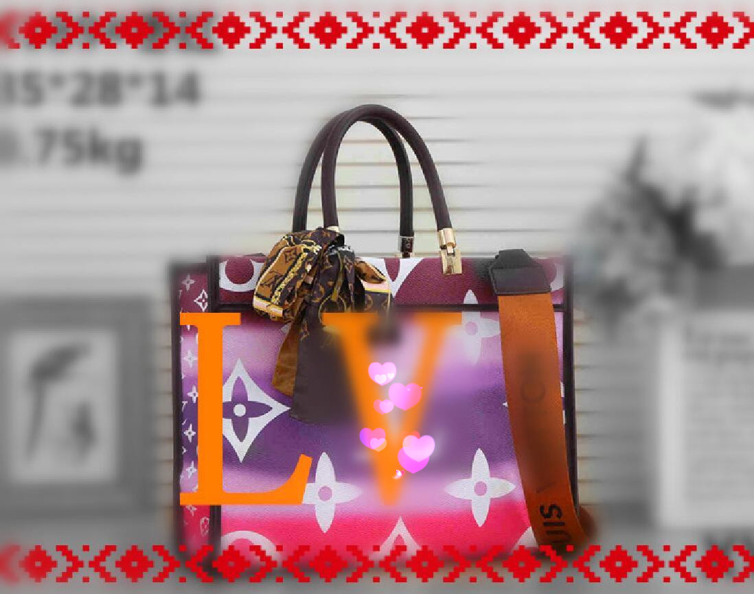 

With scarf Luxury brand Louisbags_18 Women Designer Bags Crossbody Handbag Wallet Backpack messenger tote LOUIS'S VUTTON'S LVs LOU, Red;black