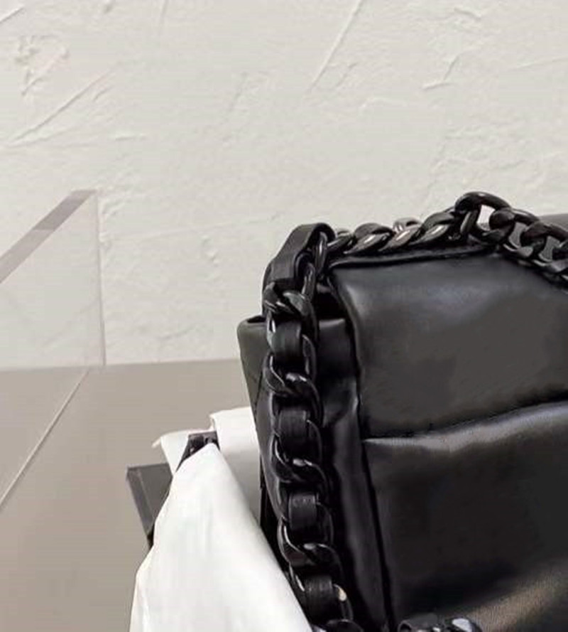 

designer Vintage Classic Designer Women Square 19 Flap Bags Quilted Small Metallic Black 25*16*7cm Vanity Camera Baguette Multi Pochette, Make up the difference